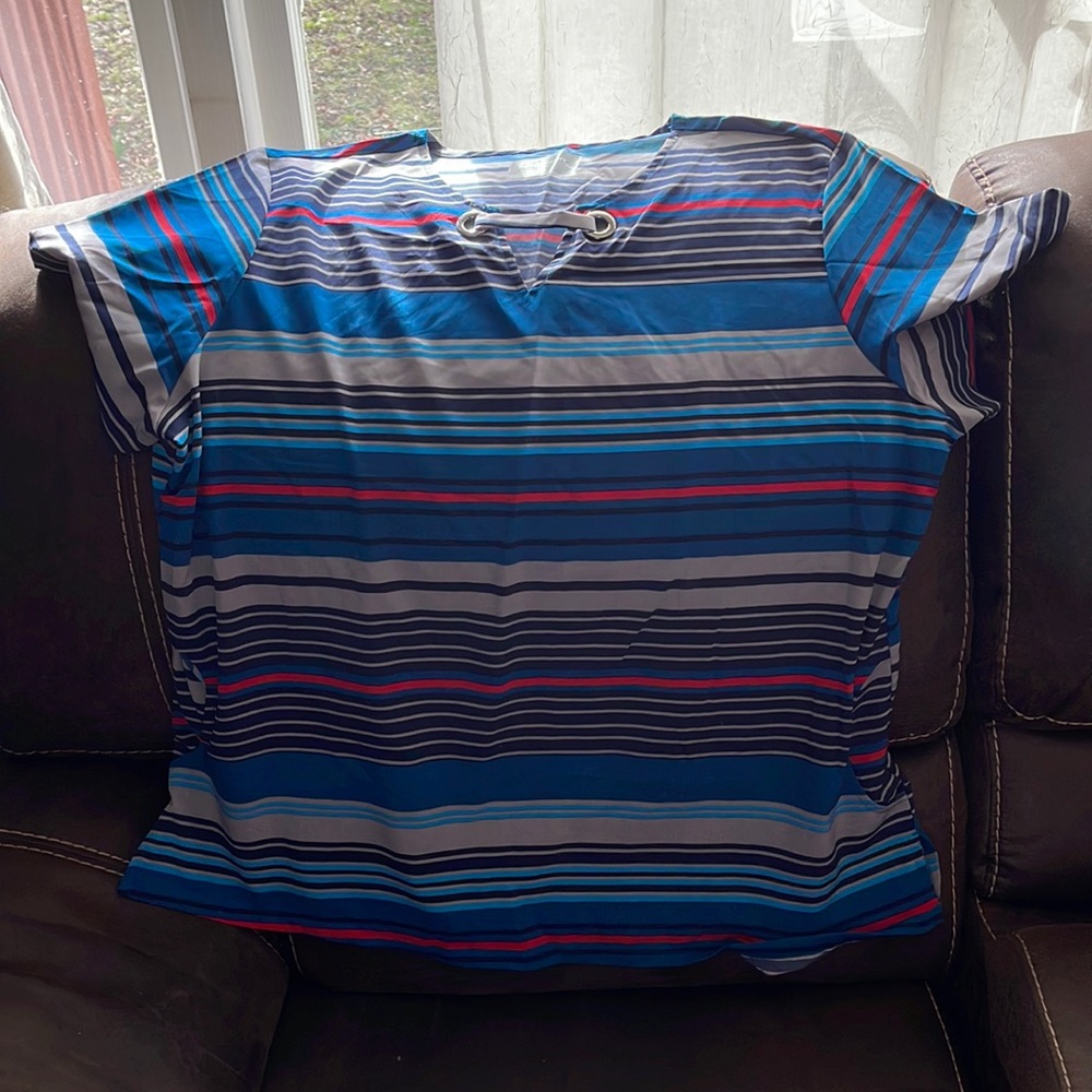 Short Sleeve XL Womens Scrub Top